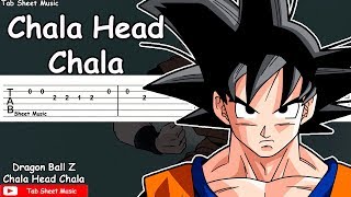 Dragon Ball Z OP 1  Chala Head Chala Guitar Tutorial [upl. by Attenwad540]