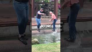 Insane Logrolling Contest😱😱 interesting shorts funny [upl. by Arawaj81]