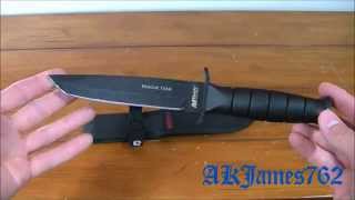 MTECH USA Rescue Team Fixed Blade Knife Review [upl. by Len]