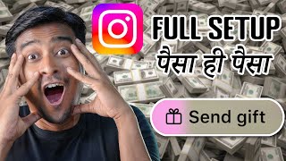 Instagram Monetization Gift Setup  Setup gifts on reels  instagram monetization  reels gifts [upl. by Allx]