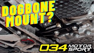 IS A 034 DOGBONE MOUNT WORTH IT FOR MQB CARS Audi A3 8V [upl. by Litnahc]