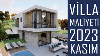 Müstakil Ev Maliyeti 2023  Villa İnşaat Maliyeti  Müstakil Ev Yapımı  Kaba İnşaat Maliyeti [upl. by Barna]