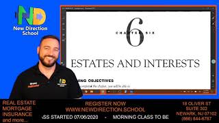 Estates and Interests  PT 1 realestatelicense [upl. by Jasper]