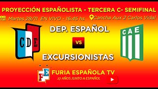 Dep Español vs Excursionistas  Semifinal  Ida Tercera C [upl. by Namqul]