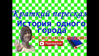 Краткий пересказ МСалтыковЩедрин quotИстория одного городаquot по главам [upl. by Nnadroj]