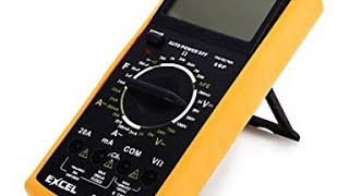 EXCEL DT9205A CHEAPO Multimeter Review amp Teardown [upl. by Banna293]