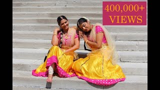 Kannaa nee thoongada Baahubali full song dance by Aparna Satheesan and Anjali Pillai [upl. by Solenne105]