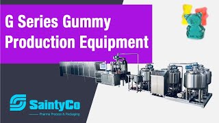 G Series Gummy Producton EquipmentCBD Gummy LineCBD Gummy Machinesaintyco [upl. by Nibur393]