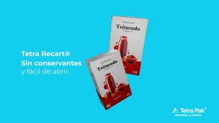 El envase Tetra Recart® de Tetra Pak mantiene la calidad del tomate [upl. by Sicnarf896]