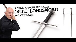 Royal Armouries Collection from Windlass 14th Century Longsword IX1106 [upl. by Yenetruoc]