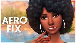 😄 THE AFRO HAS BEEN FIXED  The Sims 4 NEW Patch Overview [upl. by Annaoi]