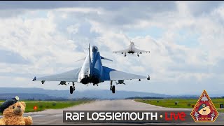 LIVE QRA NORTH POLICING THE SKIES TYPHOON FGR4 amp P8 POSEIDON ACTION • RAF LOSSIEMOUTH 090924 [upl. by Aprile248]