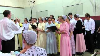 Mennonite Youth Singing at a Wedding Reception [upl. by Agnella42]