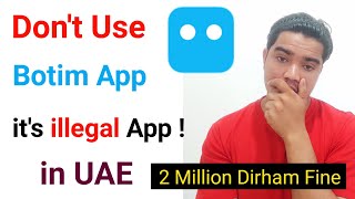 Botim app legal and illegal  Botim app legal and not in uae [upl. by Zorine]