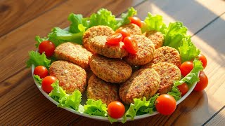 Baked Chickpea Vegetable Patties 👌 Easy Vegetarian and Vegan Meals  Chickpea recipes [upl. by Marven]