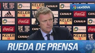 Moyes quotTenemos que ser más creativos y meter más golesquot [upl. by Mitchell418]