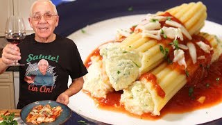 Stuffed Manicotti Recipe [upl. by Ytirahc647]