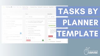 How to create a Tasks by Planner Template  Mission Computers [upl. by Marteena861]