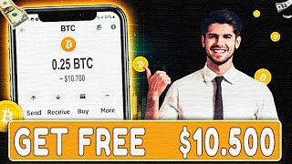 get FREE BITCOIN 025 btc 10600 in 5 MINUTES  no investment amp no fee [upl. by Dream]