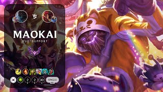 Maokai Support vs Zyra  KR Master Patch 145 [upl. by Ettessil]