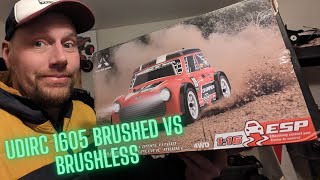 UDI RC 1605 vs 1607pro pinecone models 1605 unbox and review brushed vs brushless Untitled video [upl. by Rica354]