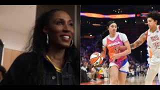 WNBA Legend Lisa Leslie with a message to the LA Sparks team and Dearica Hamby All Star Recap [upl. by Narod269]