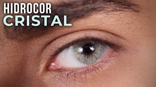 Solotica Hidrocor Cristal  Grey Silver Contacts [upl. by Petie]