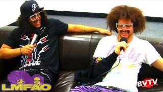 LMFAO Interview Backstage  The Black Eyed Peas World Tour  BVTV Music [upl. by Alyakam547]