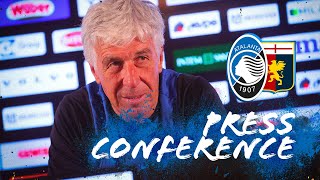 9ª SerieATIM  AtalantaGenoa  La conferenza stampa di Gian Piero Gasperini [upl. by Aerdua]