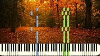 AVivaldi  Autumn I Allegro Piano Synthesia [upl. by Mill694]