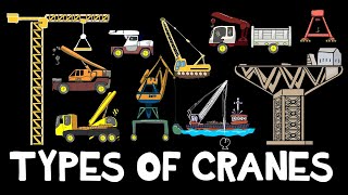 CRANES Learn CRANE types for Toddlers  Picture Show  Fun amp Educational Learning Video [upl. by Houghton]