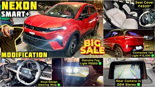 2024 Tata Nexon Smart Plus All Accessories With Price ✅ Nexon Smart Plus Modification [upl. by Tryck]