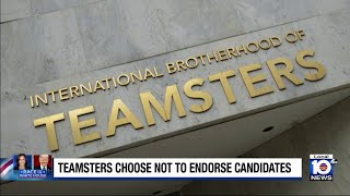 Teamsters Union refuses to endorse presidential candidate [upl. by Prosper149]