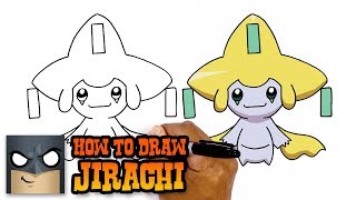 How to Draw Pokemon  Jirachi  Step by Step [upl. by Sophey]