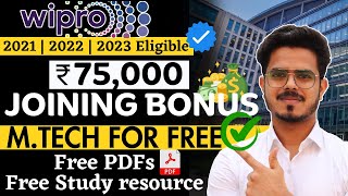 WIPRO Hiring Freshers  Bulk Hiring  Starting Salary 75000 WIPRO WILP 2023  Online Jobs At Home [upl. by Verner]