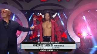 Konosuke Takeshita Entrance  AEW Rampage March 20 2024 [upl. by Lilllie]