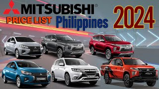 Mitsubishi Price List in Philippines 2024 [upl. by Dibrin]