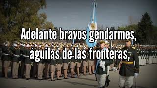 Águilas de la Frontera  Marcha de la Gendarmería Nacional Argentina [upl. by Markman194]