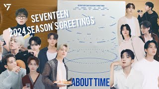 UNBOXING SEVENTEEN SEASONS GREETINGS 2024 세븐틴 시즌스그리팅 セブチ シーグリ세븐틴 seventeen [upl. by Anawait326]