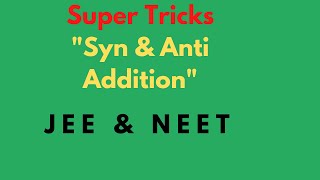 syn and anti additionsyn and anti isomerssyn and anti stereochemistrysyn and anti elimination [upl. by Neelyt392]