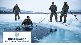 Überleben – Soldaten der Bundeswehr brechen ins Eis ein – quotEiskristallquot in Norwegen Teil 12 [upl. by Nivak]