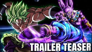 Unveiling the Epic Battle Broly vs Beerus in New Movie Announcement  Dragon Ball Super [upl. by Nallek]