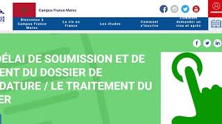 Campus France 2023  Paiement et soumission de dossier  Dernier délais [upl. by Isma]