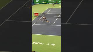 Zverev net point 💪🏼atp tennis rolexshanghaimasters [upl. by Uamak]