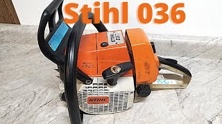 Easy Start Stihl 036 Build More power less compression [upl. by Esiuqram]