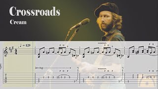 Crossroads  Cream  Guitar Tab [upl. by Mannie]