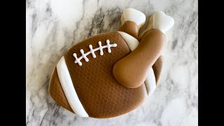 Lets Make a Football Turkey Cookie [upl. by Cutty]