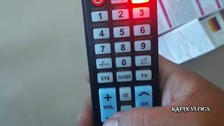 How to set universal tv remote [upl. by Goulette842]