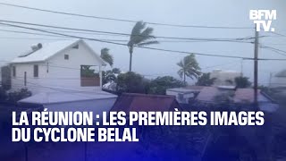 Les premières images du cyclone Belal qui arrive sur l’île de La Réunion [upl. by Hadleigh]