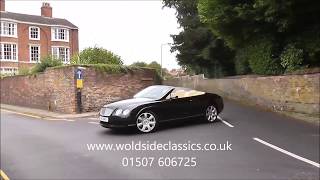 SOLD  2007 Bentley 60 Continental GTC Convertible W12 For Sale in Louth Lincolnshire [upl. by Aube]